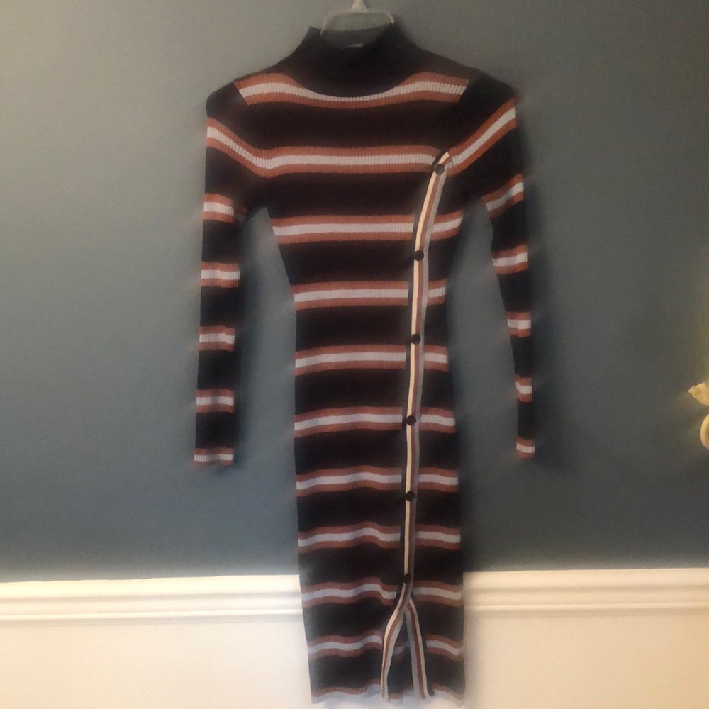 Vintage Midnight Doll 70s women’s sweater dress Medium